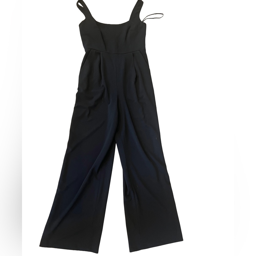 Calvin Klein Elegant Black Wide-Leg Jumpsuit